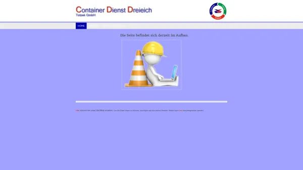Website Screenshot: CDD Container-Dienst Dreieich Totzek GmbH -  Ihr Abfall ist unser Fall. - Container Dienst Dreieich - Home - Date: 2023-06-16 10:11:36