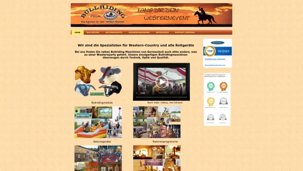 Website Screenshot: Bullriding from Cowboyhat - Bullriding from Cowboyhat - Date: 2023-06-20 10:41:54