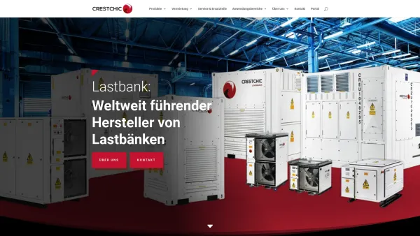 Website Screenshot: Crestchic Loadbanks Ltd. ZNL Deutschland -  Globaler Lastbank-Spezialist - Lastbank: Willkommen bei Crestchic - Lastbank Weltmarktführer - Date: 2023-06-16 10:11:39