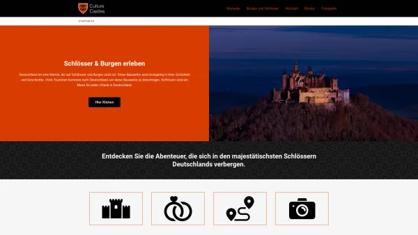 Website Screenshot: Culture & Castles e.V. - Startseite - Culture Castles - Date: 2023-06-16 10:11:39