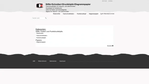 Website Screenshot: Computer Zubehör Frank Cochara Handels GmbH -  Wir sind die Profis für Ausgabegeräte-Zubehör - Plotter + Messgräte - Papiere, Schreiber und Druckköpfefür Plotter und Registriergeräte - Date: 2023-06-16 10:11:39