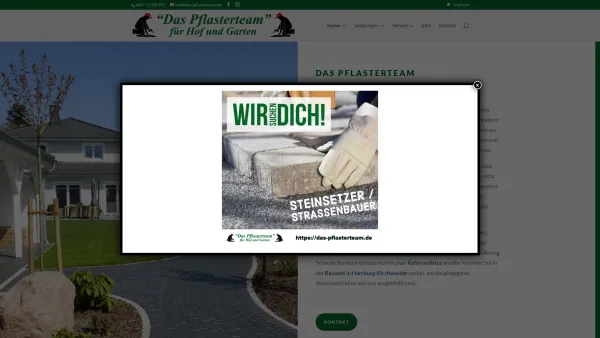 Website Screenshot: Bruno Freitag Das Pflasterteam für Hof und Garten -  Ihr freundliches Pflasterteam - Das Pflasterteam für Hof und Garten | - Date: 2023-06-16 10:11:42