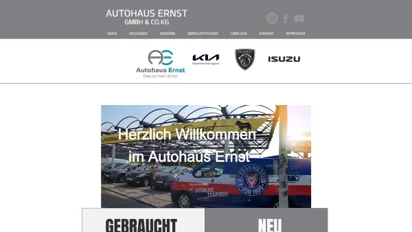 Website Screenshot: Autohaus Ernst GmbH & Co. KG - Date: 2023-06-20 10:41:54