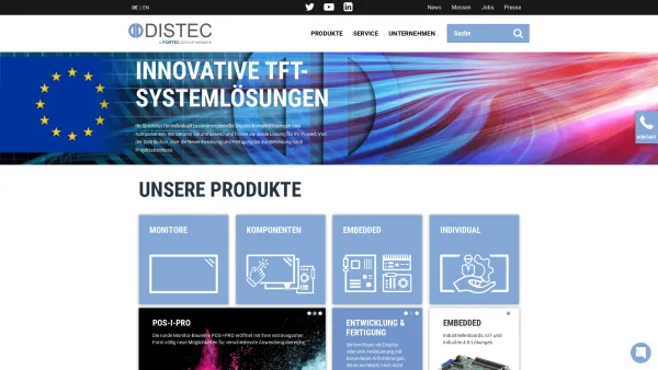 Website Screenshot: Data Display GmbH - Innovative TFT Display und Monitor Lösungen - Date: 2023-06-16 10:11:42