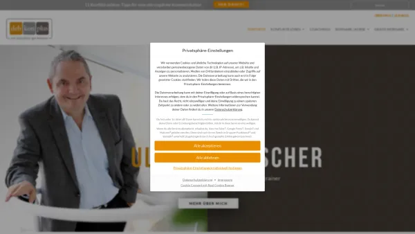 Website Screenshot: debkonplus Inhaber Ulrich Liebscher - Startseite - Schwierige Gespräche meistern mit Ulrich Liebscher - Date: 2023-06-20 10:41:54