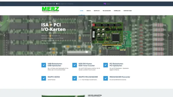 Website Screenshot: Decision-Computer Jürgen Merz e.K. - Decision-Computer-Merz - PC-Zubehör für Industrie, Labor und Automation - Date: 2023-06-16 10:11:42
