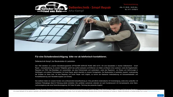 Website Screenshot: AK Kempf Beulendoktor-Lackdoktor-Smart Repair-Autoaufbereitung - Home - Dellentechnik Kempf | Beulendoktor & Lackdoktor - Date: 2023-06-16 10:11:42