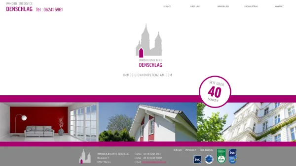 Website Screenshot: Immobilien-Service Denschlag - Home - Date: 2023-06-16 10:11:42
