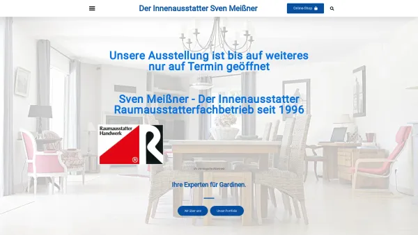Website Screenshot: Meissner DER Innenausstatter in Niederbrombach - Der Innenausstatter in Niederbrombach | Sven Meißner - Date: 2023-06-16 10:11:42