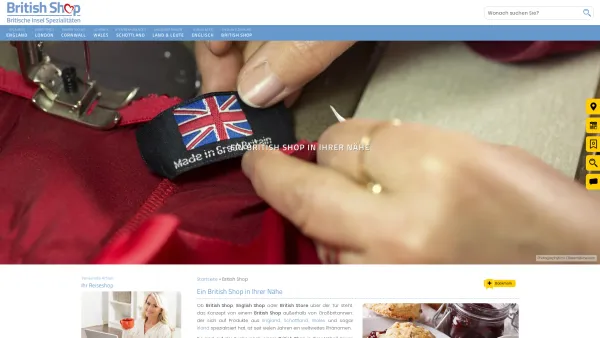 Website Screenshot: Der Englandladen - British Shop – Großbritannien vor der Haustür - Date: 2023-06-16 10:11:45