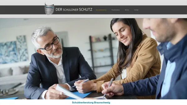 Website Screenshot: Der Schuldnerschutz e.V. Schuldnerberatung Braunschweig - Schuldnerberatung Braunschweig | Schuldnerhilfe | Der Schuldnerschutz - Date: 2023-06-20 10:41:56