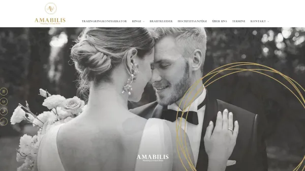 Website Screenshot: Trauring Galerie - Brautkleider, Hochzeitsanzüge, Trauringe - Amabilis Wedding Concept - Date: 2023-06-16 10:11:45
