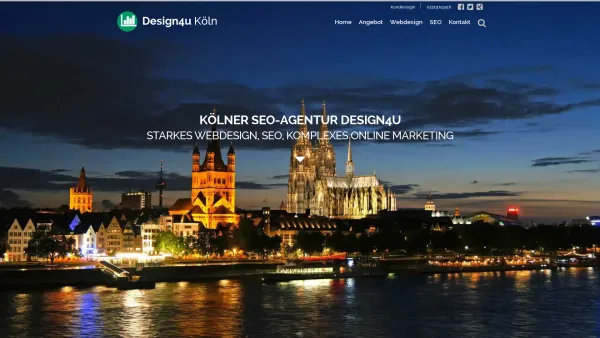Website Screenshot: Design4u Webdesign und SEO Agentur in Köln - Internetagentur für Web, Search, Social, Amazon. Seit 2005 - Design4u Köln - Date: 2023-06-16 10:11:45