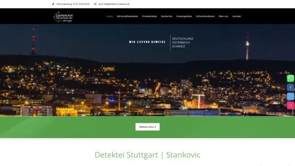 Website Screenshot: Detektei Stankovic - Detektei Stankovic – Detektei Stuttgart - Date: 2023-06-16 10:11:45