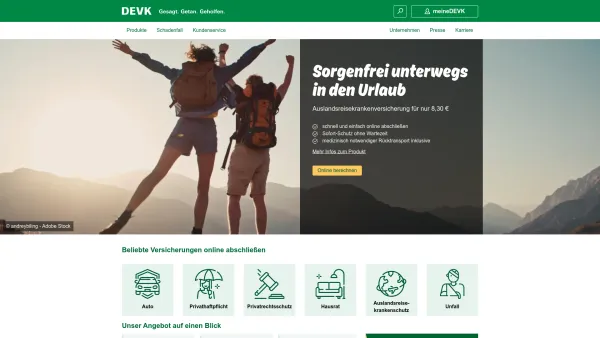 Website Screenshot: DEVK-Generalagentur Heyne, Kieser & Partner - DEVK Versicherungen – Wir machen Ihr Problem zu unserem - Date: 2023-06-16 10:11:45
