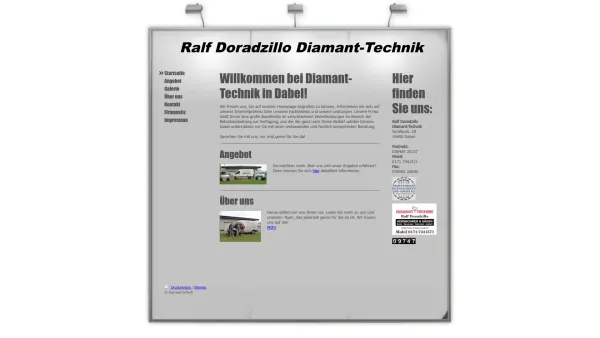 Website Screenshot: Diamanttechnik Doradzillo - Ralf Doradzillo Diamant Schnitt - Diamant-Schnitt - Date: 2023-06-16 10:11:45