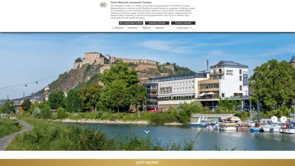 Website Screenshot: ClemenS Rhein Restaurant - Diehls Hotel Koblenz | Hier zum besten Preis buchen - Date: 2023-06-16 10:11:49