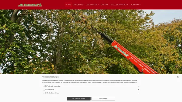 Website Screenshot: Die Holzmichel Gebr. Michaelsen GbR - die Holzmichel - Garten- und Landschaftsbau, Hausmeisterservice, kommunale Dienstleistungen - Date: 2023-06-16 10:11:49