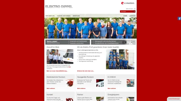 Website Screenshot: Elektro Dippel GmbH - Elektro Dippel: Home - Date: 2023-06-16 10:11:49