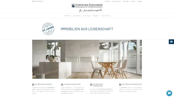 Website Screenshot: Christian Dischinger - Unternehmen für Immobilienwirtschaft - Immobilienmakler in Regensburg gesucht - Dischinger gefunden! - Date: 2023-06-16 10:11:49