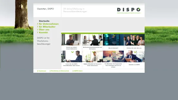 Website Screenshot: DISPO Personaldienstleistungen GmbH - DISPO: Ihr fairer Partner für Zeitarbeit und Personalvermittlung - Date: 2023-06-16 10:11:49