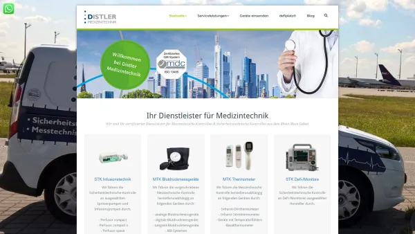 Website Screenshot: DISTLER Medizintechnik GmbH - Startseite - DISTLER Medizintechnik ® - Date: 2023-06-16 10:11:49