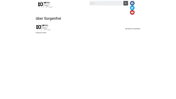 Website Screenshot: Moritz Messlinger - über Sorgenfrei - DJ Sorgenfrei - Date: 2023-06-16 10:11:49