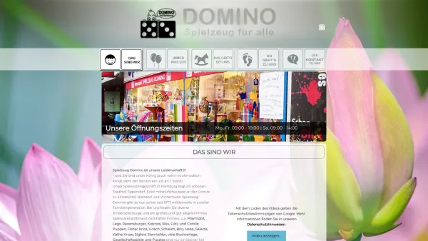 Website Screenshot: Domino Spielzeug - Home - Domino - Spielzeug für alle - Date: 2023-06-16 10:11:52