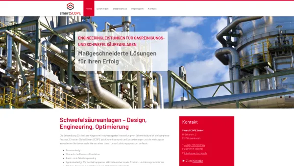 Website Screenshot: Smart SCOPE GmbH - Smart SCOPE: Doppelkontaktverfahren • Absorptionstürme - Date: 2023-06-20 10:41:56