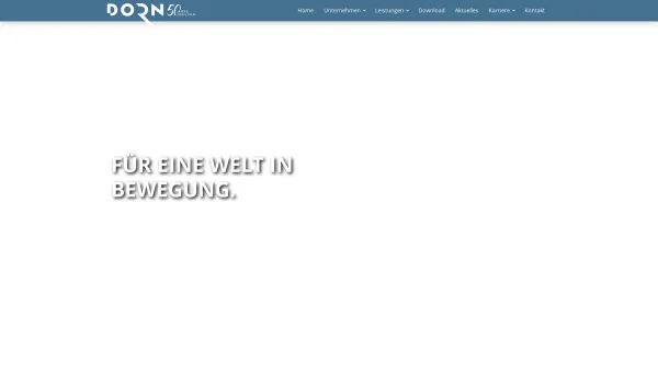 Website Screenshot: Dorn Spritzguss GmbH - Dorn Spritzguss GmbH Tettnang | Dorn Spritzguss GmbH - Date: 2023-06-20 10:41:56