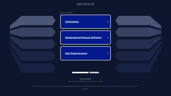 Website Screenshot: DPD Paketshop Buchholz - dpd-shop.de - Diese Website steht zum Verkauf! - Informationen zum Thema dpd shop. - Date: 2023-06-16 10:11:52