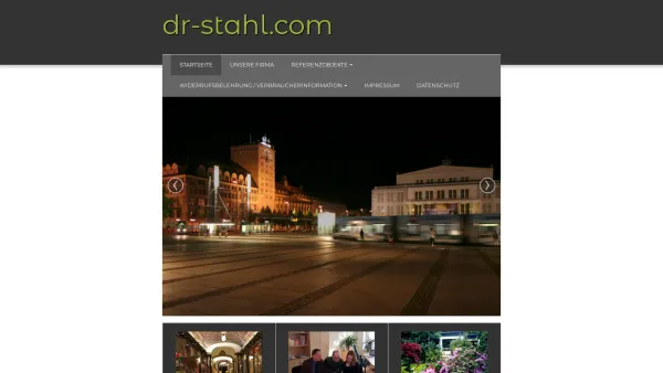 Website Screenshot: dr-stahl.com limited & Co. KG - dr-stahl.com – Ihr Leipziger Makler seit 1992 - Date: 2023-06-16 10:11:52