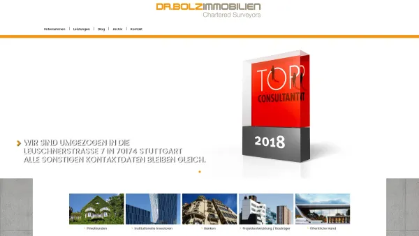 Website Screenshot: Dr. Bolz Immobilien GmbH & Co. KG - Startseite - Dr. Bolz Immobilien - Date: 2023-06-16 10:11:52