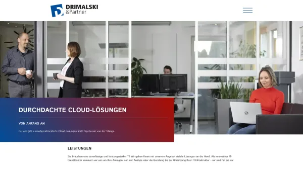 Website Screenshot: Drimalski & Partner GmbH -  Lösungen die uns  verbinden. - Drimalski & Partner - Date: 2023-06-16 10:11:55