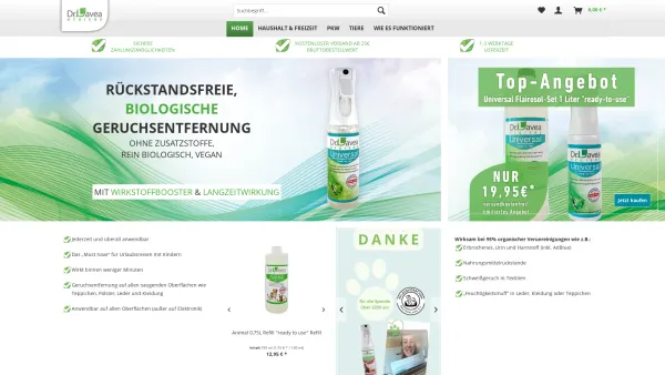 Website Screenshot: Dr. Lavea - Dr. Lavea - Geruchsentfernung für Alle! | Dr. Lavea Shop - Date: 2023-06-20 10:41:56