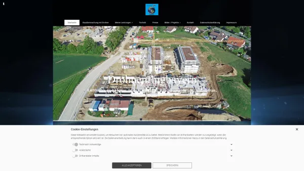 Website Screenshot: Christian Döhlemann - Professionelle Drohnen Luftaufnahmen in Franken - Date: 2023-06-16 10:11:55