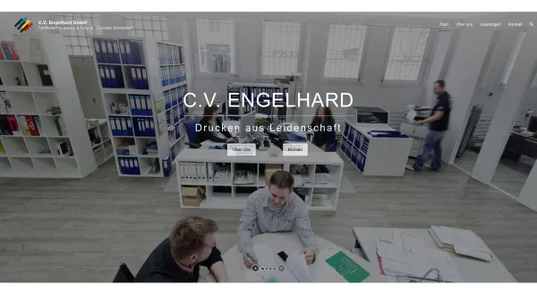 Website Screenshot: Druckerei Hannover C.V. Engelhard - Druckerei C.V.Engelhard GmbH aus Hannover - Date: 2023-06-16 10:11:55