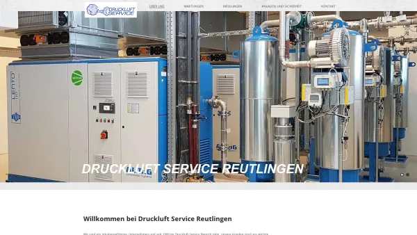 Website Screenshot: Druckluft-Service Thomas Horvath - Druckluft Service Reutlingen, Analyse, Wartung, Messung - Date: 2023-06-16 10:11:55