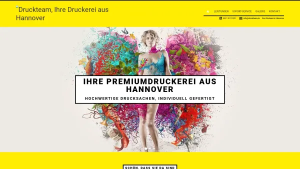 Website Screenshot: Druck Team Druckgesellschaft mbH -  Ihr  innovativer Druckpartner im Raum Hannover - DruckTeam ist die schnelle Druckerei aus Hannover - Date: 2023-06-16 10:11:55