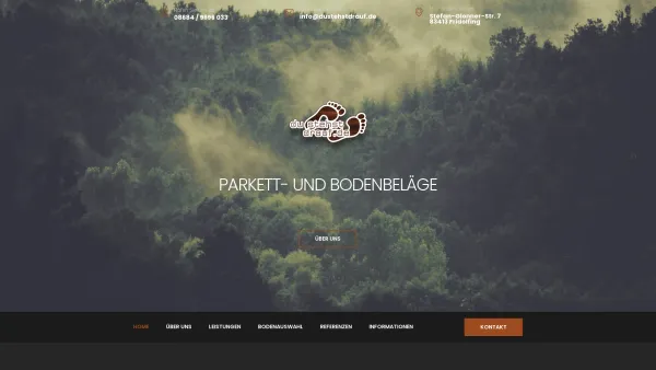 Website Screenshot: Meisterbetrieb für Parkett und Fußbodentechnik Schmidhammer - Parkett & Bodenbeläge dustehstdrauf – Beratung – Verkauf – Verlegung - Date: 2023-06-16 10:11:55