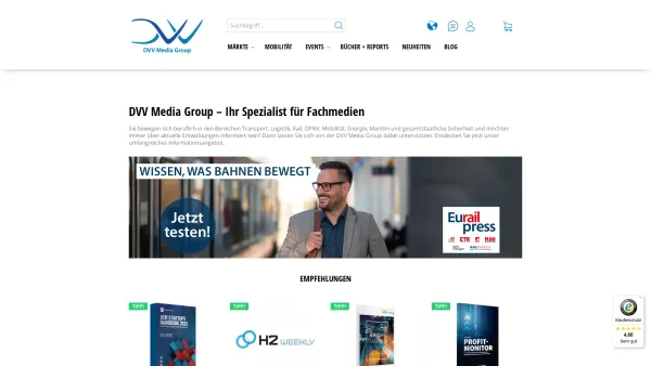 Website Screenshot: DVV Media Group GmbH - Ihr Spezialist für Fachmedien | DVV Media Group - Date: 2023-06-20 10:41:56
