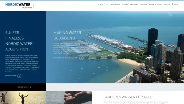Website Screenshot: Earth Tech Umwelttechnik GmbH - Nordic Water - Date: 2023-06-16 10:11:55