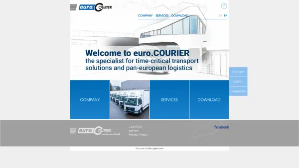 Website Screenshot: euro.COURIER -  ZeitGEWINN auf allen Wegen - euro.COURIER - Date: 2023-06-16 10:11:55