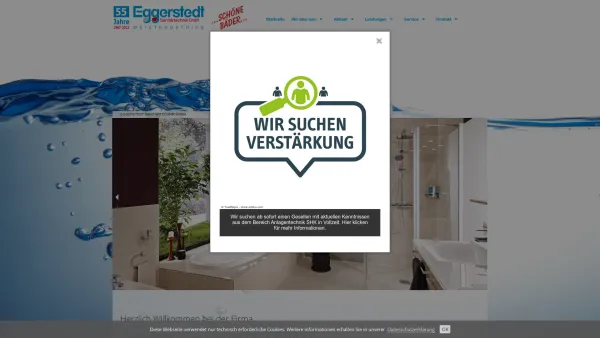 Website Screenshot: Eggerstedt Sanitärtechnik GmbH - Eggerstedt Sanitärtechnik GmbH - Eggerstedt Sanitärtechnik GmbH - Date: 2023-06-16 10:11:58