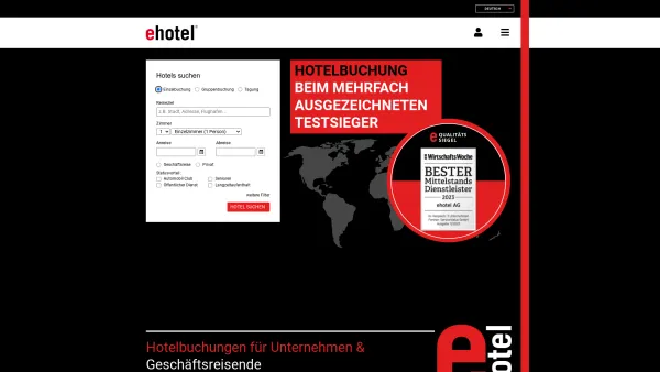 Website Screenshot: ehotel Service -  Weltweit die bessere Wahl! - ehotel® Hotel | Hotelsuche - günstig Hotels buchen – Hotelreservierung - Date: 2023-06-16 10:11:58
