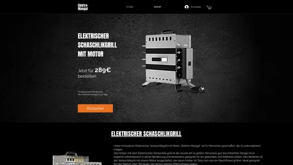 Website Screenshot: HotMood GbR - Schaschlikgrill Mangal Elektro Mangal Schaschlik-grill mit Motor - Date: 2023-06-20 10:41:57