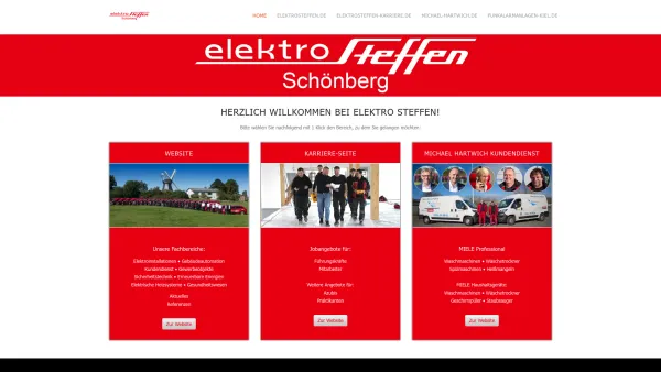 Website Screenshot: Fachmarkt Elektro Steffen Schönberg - Elektro Steffen • Schönberg - Date: 2023-06-16 10:11:58