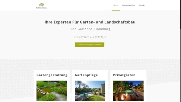Website Screenshot: Garten und Landschaftsbau Hamburg - Garten- und Landschaftsbau Hamburg - Date: 2023-06-16 10:11:58