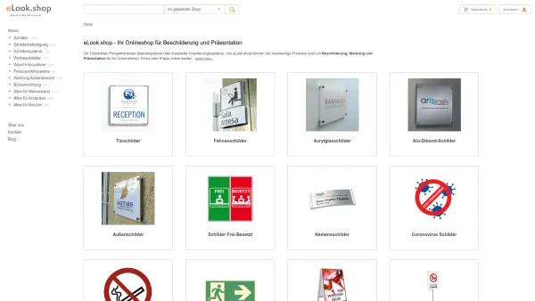 Website Screenshot: art trash GmbH - Beschilderung und Präsentation Onlineshop - eLook.shop - Date: 2023-06-20 10:41:57