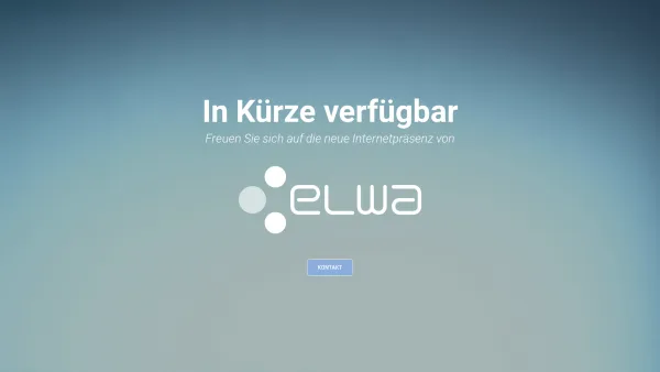 Website Screenshot: ELWA Klaus Warzog GmbH -  Leitfähigkeitsmeßgeräte - elwa GmbH - Date: 2023-06-16 10:12:01